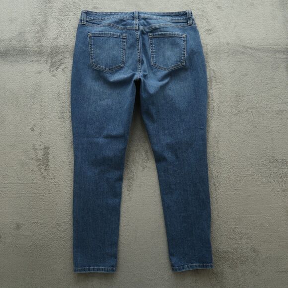 INC International Concepts Jeans Women's Size 12 Mid-Rise Straight 29" Inseam - Picture 11 of 16